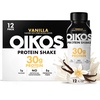 image:imageOikos 30g Protein Shake Strawberry Shelf Stable High Protein Drinks Ready to Drink 5g Prebiotic Fiber 12 fl oz Bottle 12 CountVanilla