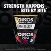 image:imageOikos Triple Zero Banana Creme Nonfat Greek Yogurt 0 Fat 0g Added Sugar and 0 Artificial Sweeteners Just Delicious High Protein Yogurt 53 OZ Cup