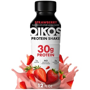 image:imageOikos 30g Protein Shake Strawberry Shelf Stable 12 Fl Oz Bottle