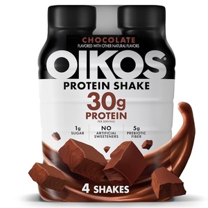 image:imageOikos 30g Protein Shake Strawberry Shelf Stable High Protein Drinks Ready to Drink 5g Prebiotic Fiber 12 fl oz Bottle 12 CountChocolate
