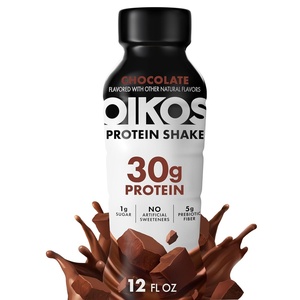 image:imageOikos Protein Shake Chocolate 30g High Protein Drinks Shelf Stable Ready to Drink 5g Prebiotic Fiber 12 fl oz Bottle