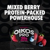 image:imageOikos Pro Mixed Berry YogurtCultured UltraFiltered Milk Product 20 Grams of Protein 0g Added Sugar Just Delicious High Protein Snacks 53 OZ Cup