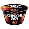 image:imageOikos Pro Peach YogurtCultured UltraFiltered Milk Product 20 Grams of Protein 0g Added Sugar Just Delicious High Protein Snacks 53 OZ Cup